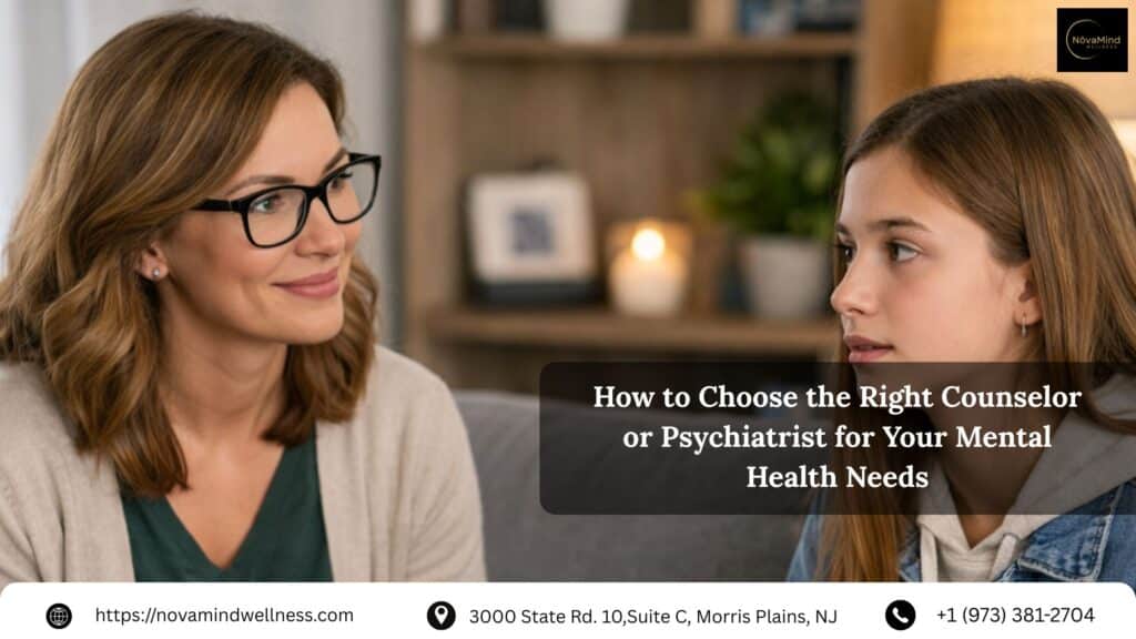 Mental health counseling session with licensed therapist