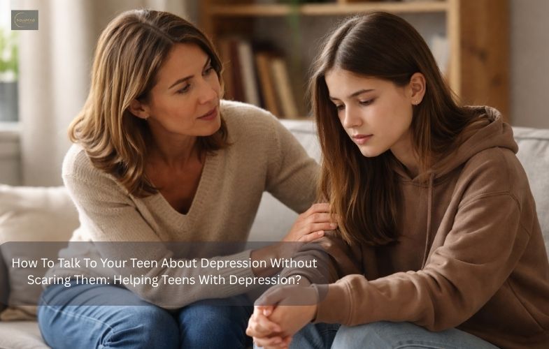 teen with depression